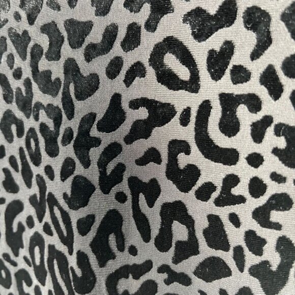 NWT TOMMY HILFIGER Flutter Short Sleeve Velvet Leopard Print Sheath Dress Sz 8 - Picture 13 of 15